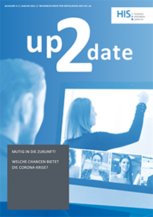 Abbildung des Covers der 9. Ausgabe von HIS up2date