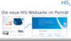 Abbildung welche die neue Website zeigt