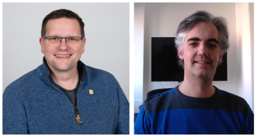 von links: Thomas Holz und Sebastian Schwarzbach