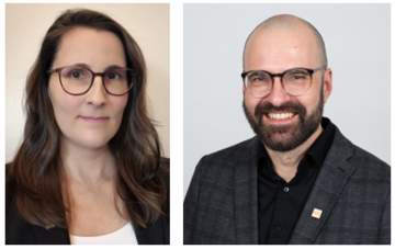 Dr. Britta Ebeling und Dr. Tom Karasek waren vor Ort