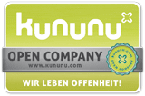 Abbildung einer kununu Auszeichnung als "Open Company"