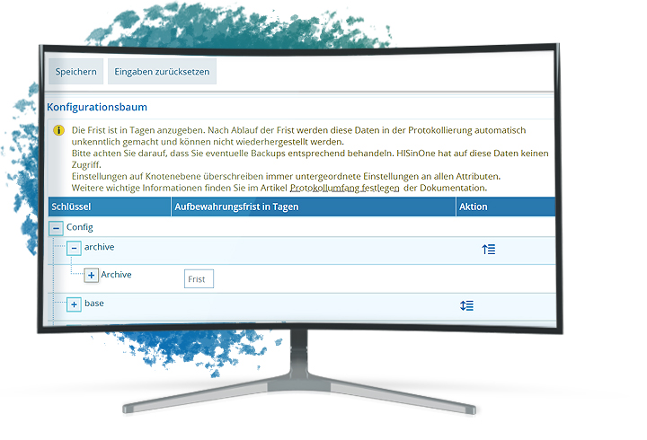 HISinOne Überblick Datenschutz